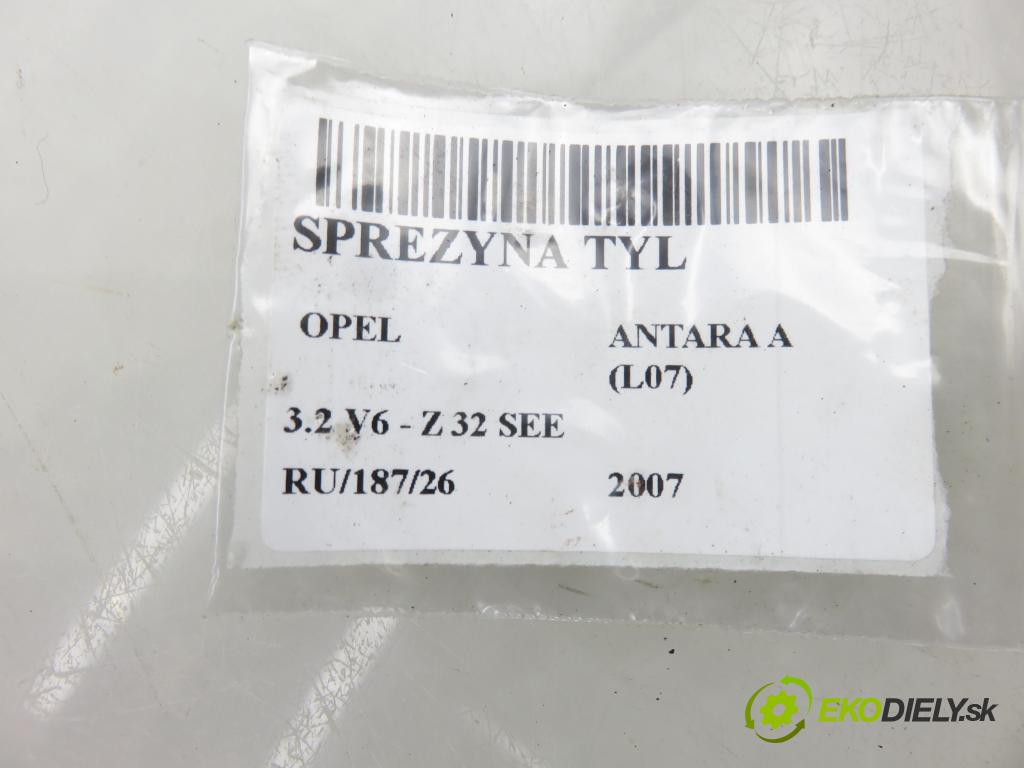 OPEL ANTARA A (L07) SUV 2007 167,00 3.2 V6 - Z 32 SEE 3195,00 Pružina ZADNÍ: RA6383