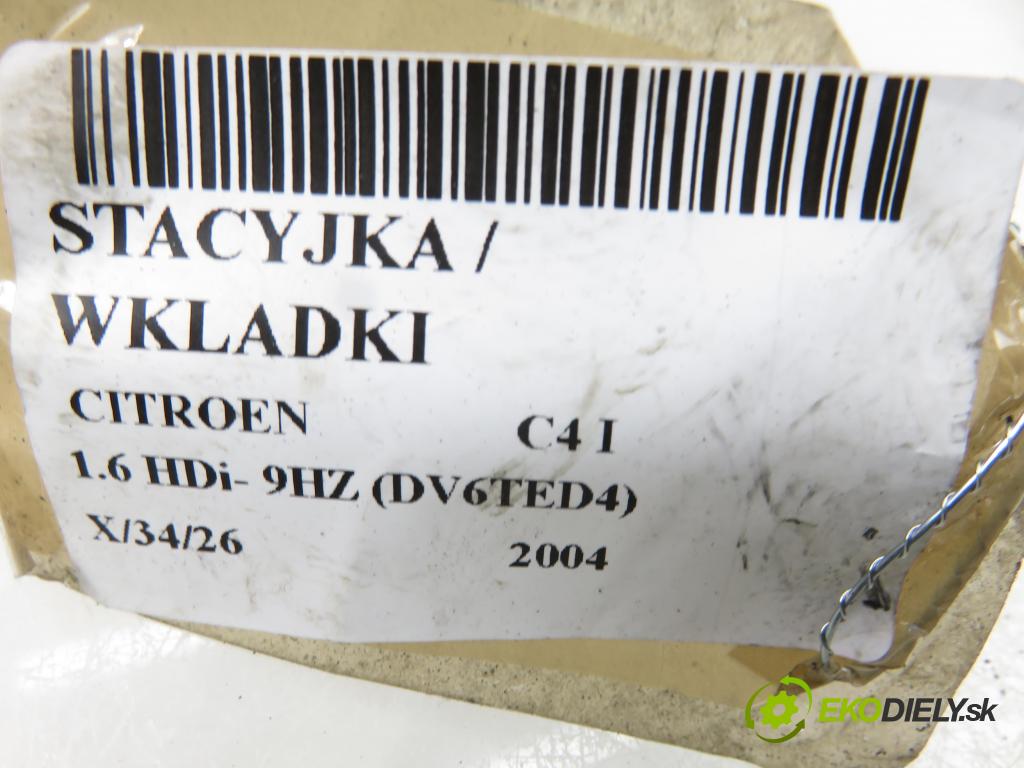 CITROEN C4 I (LC_) HB 2004 80,00 1.6 HDi 109 - 9HZ (DV6TED4) 1560,00 spínačka N0502455 ; N0502073 ; 9649781080 (Spínací skříňka)