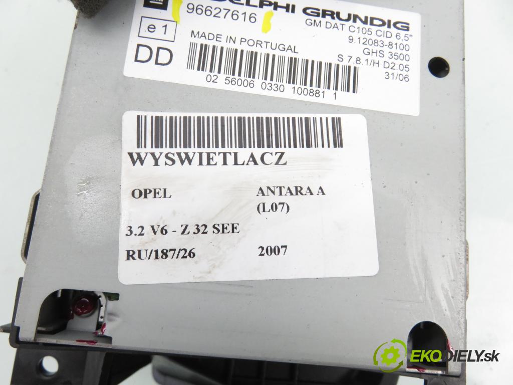 OPEL ANTARA A (L07) SUV 2007 167,00 3.2 V6 - Z 32 SEE 3195,00 ZOBRAZIT: 96627616