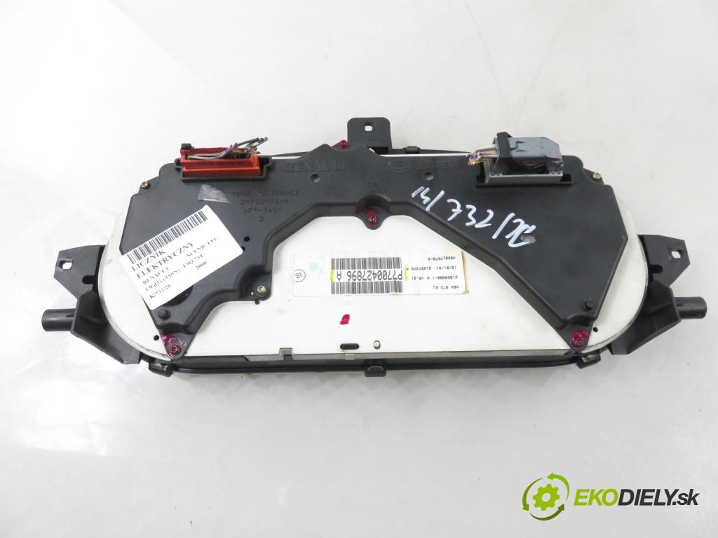 RENAULT SCENIC I (JA0/1_) MINIVAN 2000 72,00 1.9 dTi (JA0N) - F9Q 734 1870,00 Prístrojovka elektrický P7700427896A