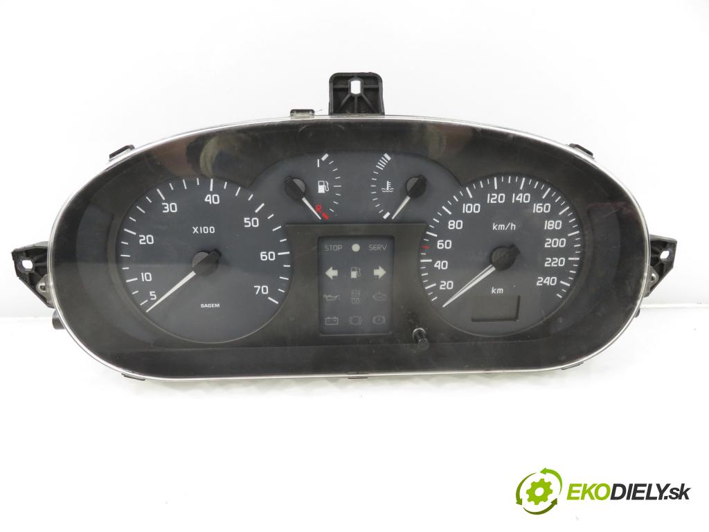 RENAULT SCENIC I (JA0/1_) MINIVAN 2000 72,00 1.9 dTi (JA0N) - F9Q 734 1870,00 Prístrojovka elektrický P7700427896A