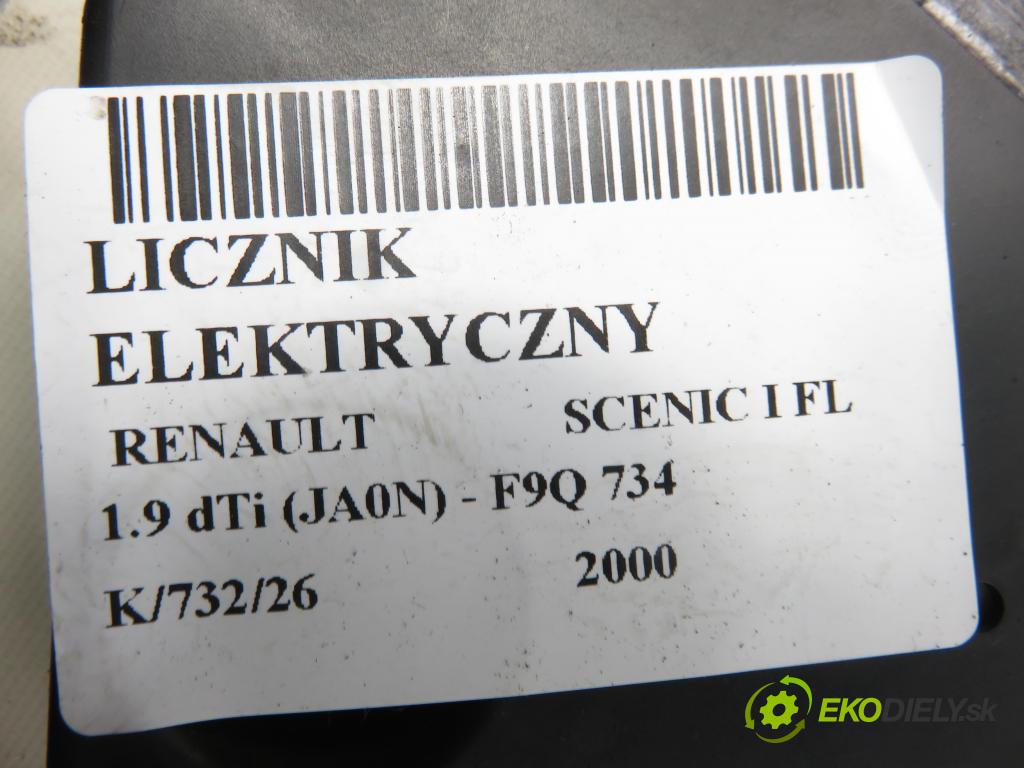 RENAULT SCENIC I (JA0/1_) MINIVAN 2000 72,00 1.9 dTi (JA0N) - F9Q 734 1870,00 Prístrojovka elektrický P7700427896A