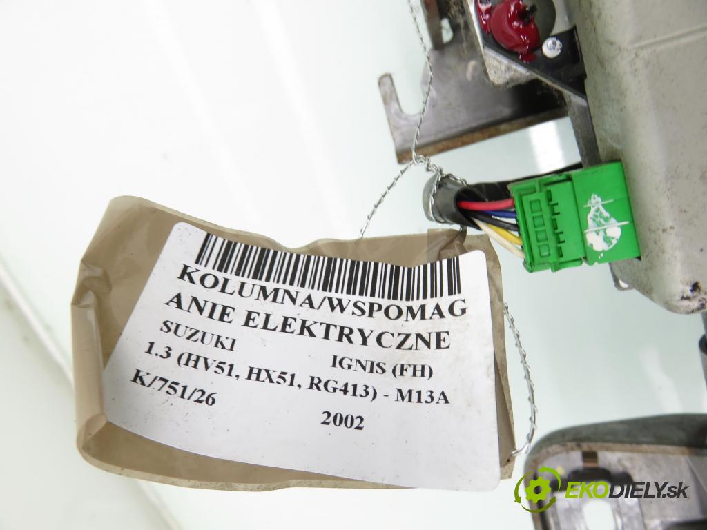 SUZUKI IGNIS (FH) HB 2002 61,00 1.3 (HV51, HX51, RG413) - M13A 1328,00 SLOUPEC / PODPORA elektrický 3872080G10 ; Q1T18172M