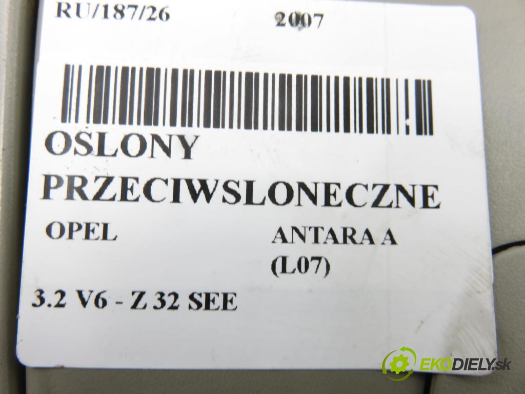 OPEL ANTARA A (L07) SUV 2007 167,00 3.2 V6 - Z 32 SEE 3195,00 kryty protislnečné