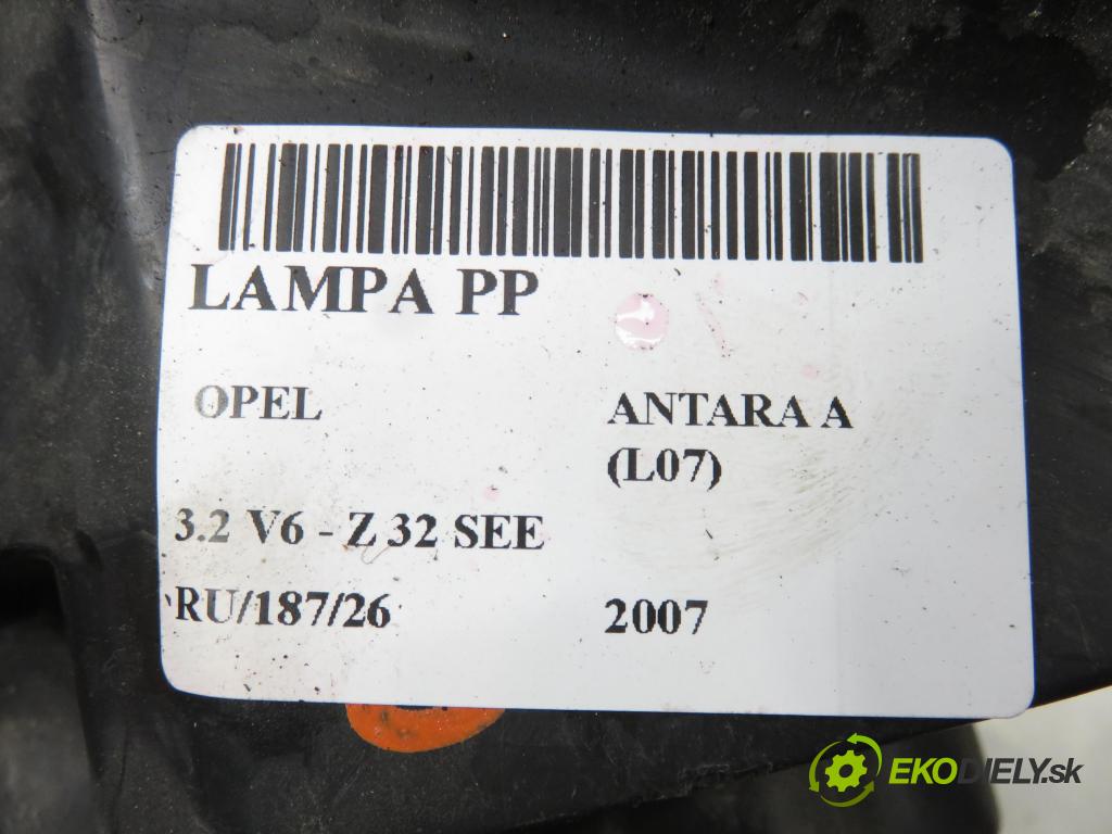 OPEL ANTARA A (L07) SUV 2007 167,00 3.2 V6 - Z 32 SEE 3195,00 Svetlo PP