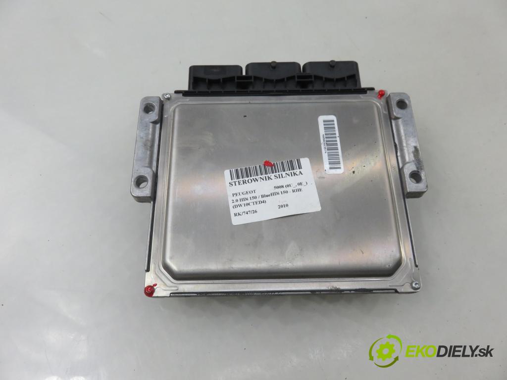 PEUGEOT 5008 (0U_, 0E_) MINIVAN 2010 110,00 2.0 HDi 150 / BlueHDi 150 - RHE (DW10CTED4) 1997,00 řídící jednotka motora 9667083880 ; 9666098180