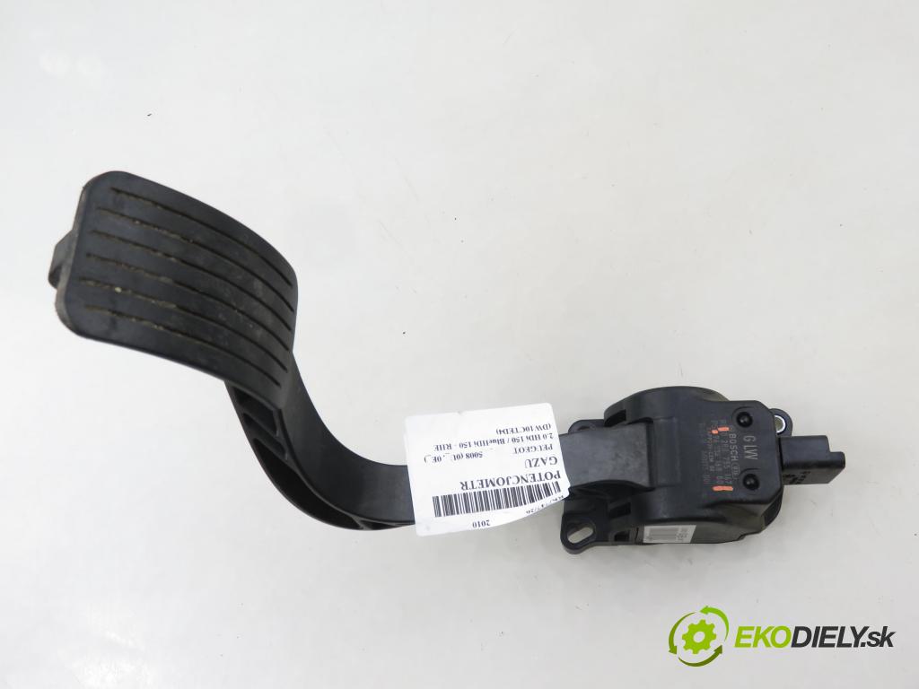 PEUGEOT 5008 (0U_, 0E_) MINIVAN 2010 110,00 2.0 HDi 150 / BlueHDi 150 - RHE (DW10CTED4) 1997,00 potenciometr plynového pedálu 0280755167 ; 9671416880 (Potenciometr plynového pedálu)