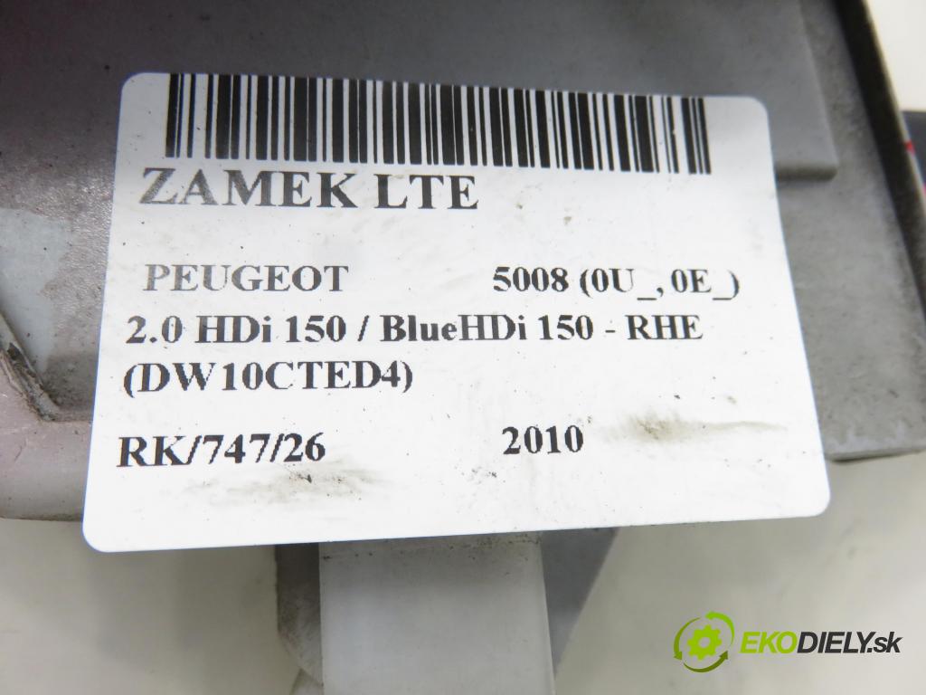 PEUGEOT 5008 (0U_, 0E_) MINIVAN 2010 110,00 2.0 HDi 150 / BlueHDi 150 - RHE (DW10CTED4) 1997,00 zámok 732302
