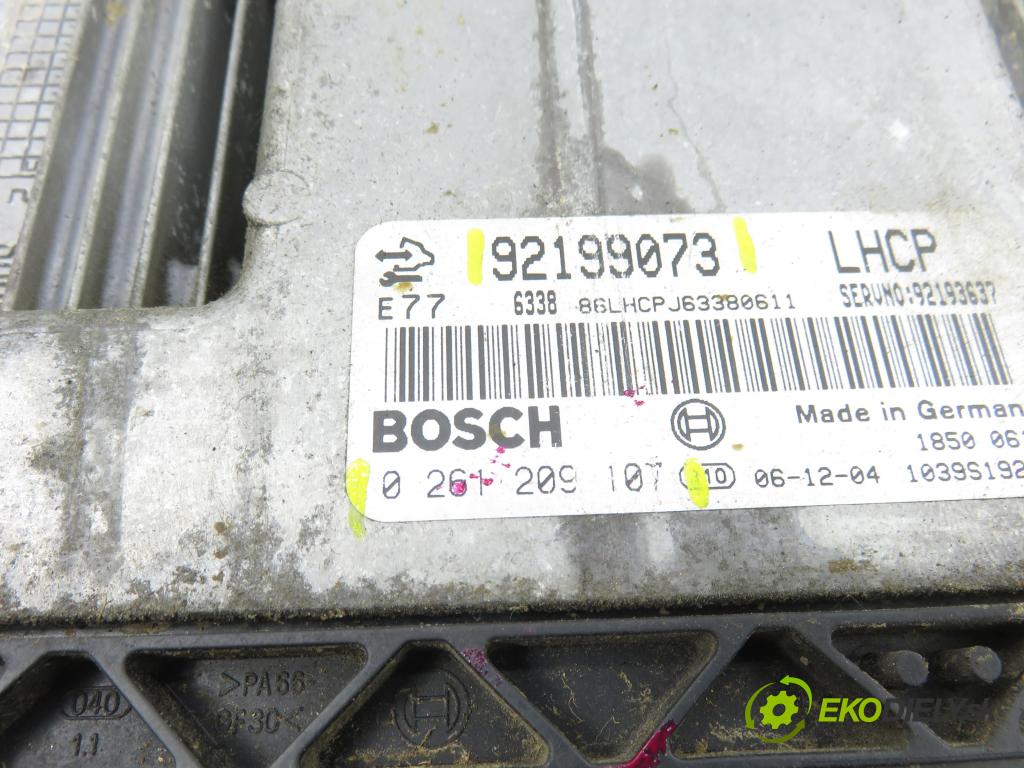 OPEL ANTARA A (L07) SUV 2007 167,00 3.2 V6 - Z 32 SEE 3195,00 řídící jednotka motora 92199073 ; 0261209107
