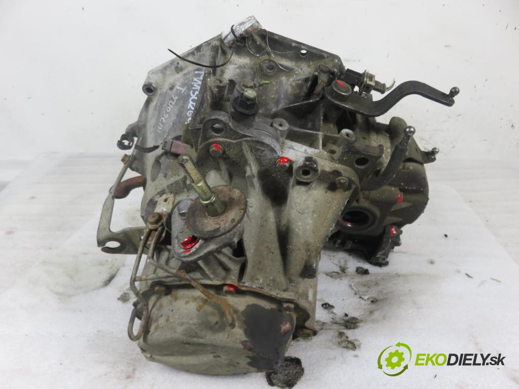 CITROEN BERLINGO / BERLINGO FIRST nadwozie wielkoprzestrzenne (MPV) KOMBIVAN 2005 80,00 1.6 16V (MFNFU) - NFU (TU5JP4) 1587,00 Prevodovka MANUALNA 20DM46