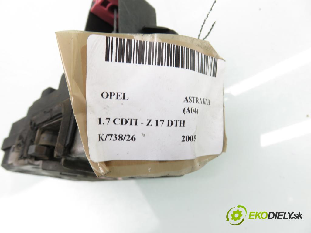 OPEL ASTRA H (A04) HB 2005 74,00 1.7 CDTI 100 - Z 17 DTH 1686,00 zámok 13128115GA