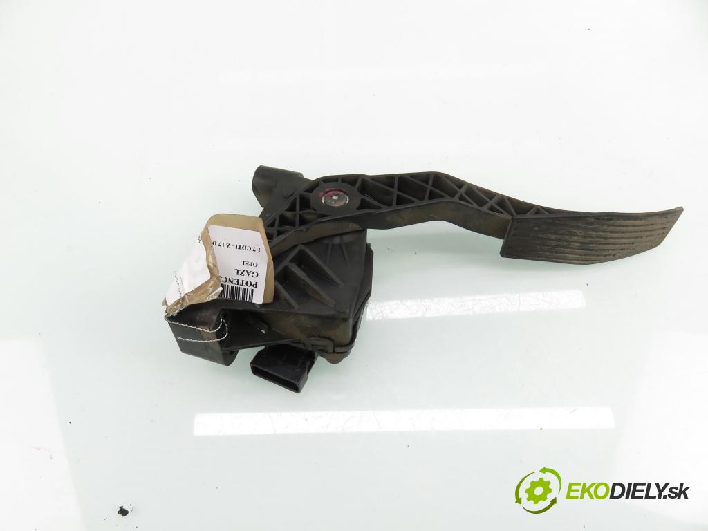 OPEL ASTRA H (A04) HB 2005 74,00 1.7 CDTI 100 - Z 17 DTH 1686,00 Potenciometer plynu 9157998BK ; 6PV00811200 (Potenciometer plynového pedálu)