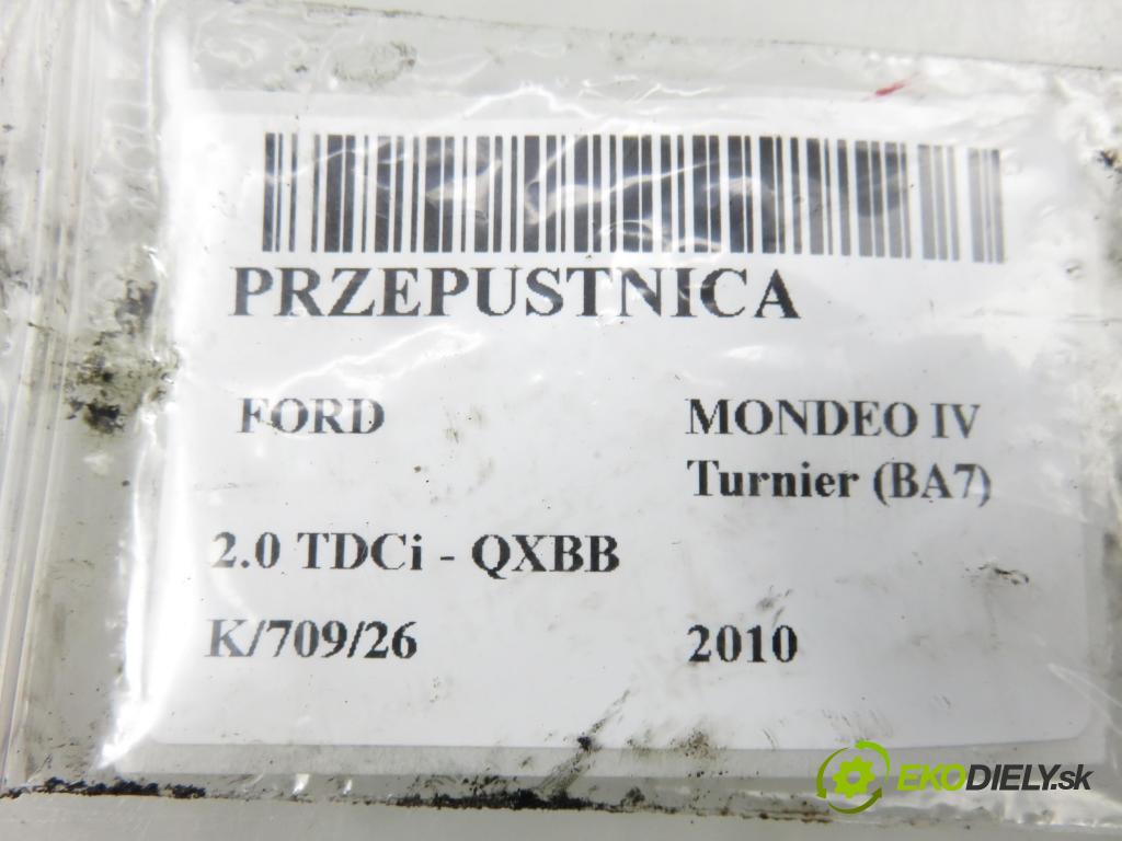 FORD MONDEO IV Turnier (BA7) KOMBI 2010 103,00 2.0 TDCi - QXBB 1997,00 škrtíci klapka 6G9Q9E926AE (Škrticí klapka)