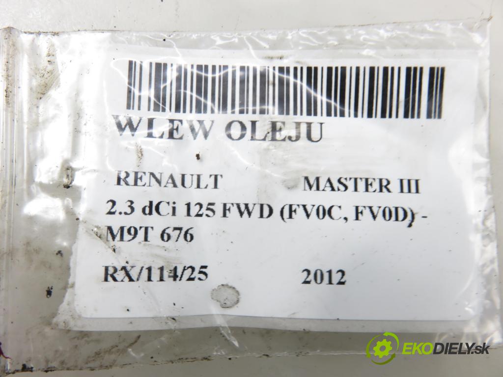 RENAULT MASTER III Skrzynia (FV) FURGON 2012 92,00 2.3 dCi 125 FWD (FV0C, FV0D) - M9T 676 2298,00 Mierka / mierka oleja 8201026919B ; 8200795333