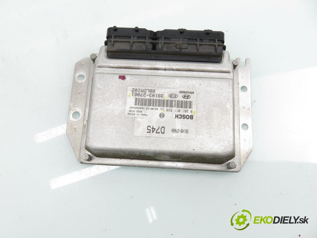 KIA CERATO I liftback (LD) HB 2004 83,00 2.0 CRDi - D4EA 1991,00 řídící jednotka motora 3910327061 ; 0281011538
