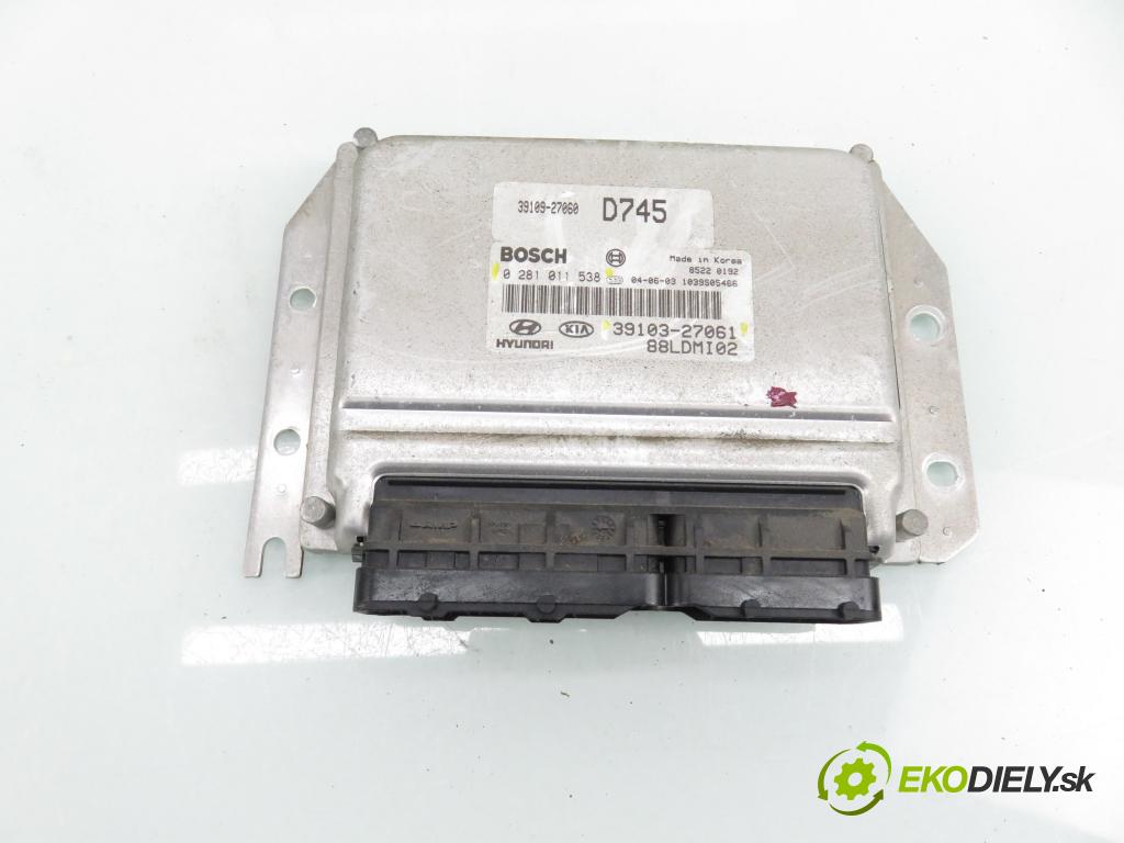 KIA CERATO I liftback (LD) HB 2004 83,00 2.0 CRDi - D4EA 1991,00 Riadiaca jednotka Motor 3910327061 ; 0281011538