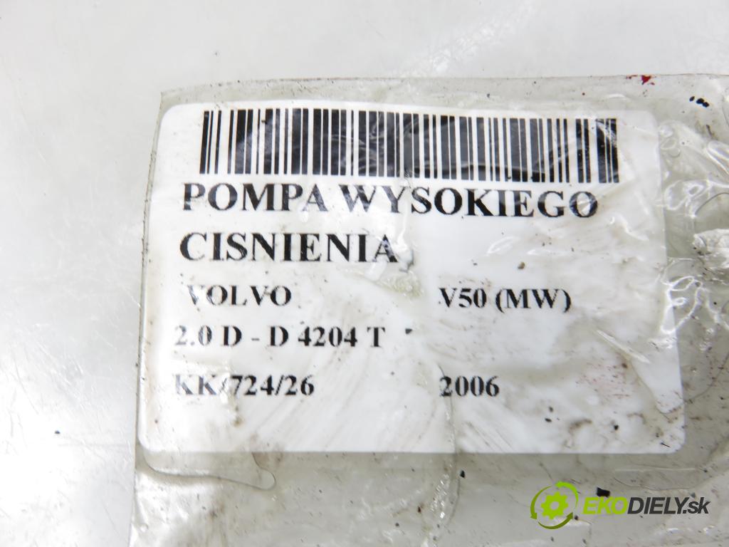 VOLVO V50 (MW) KOMBI 2006 100,00 2.0 D 136 - D 4204 T (PSA) 1997,00 pumpa vysokého TLAK: A2C20003791 ; 5WS40163 ; 9654615580
