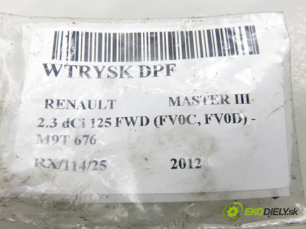 RENAULT MASTER III Skrzynia (FV) FURGON 2012 92,00 2.3 dCi 125 FWD (FV0C, FV0D) - M9T 676 2298,00 vstřik DPF 8200778880