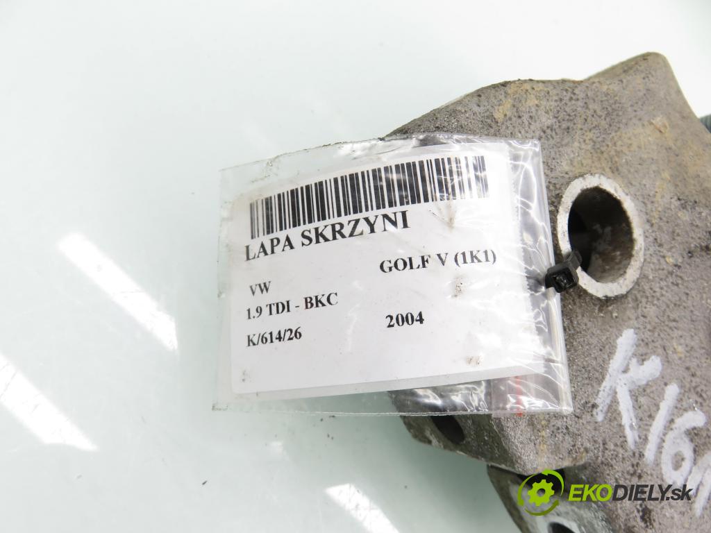 VW GOLF V (1K1) HB 2004 77,00 1.9 TDI PD 105 - BKC 1896,00 Uchytenie prevodovky 1K0199117AG