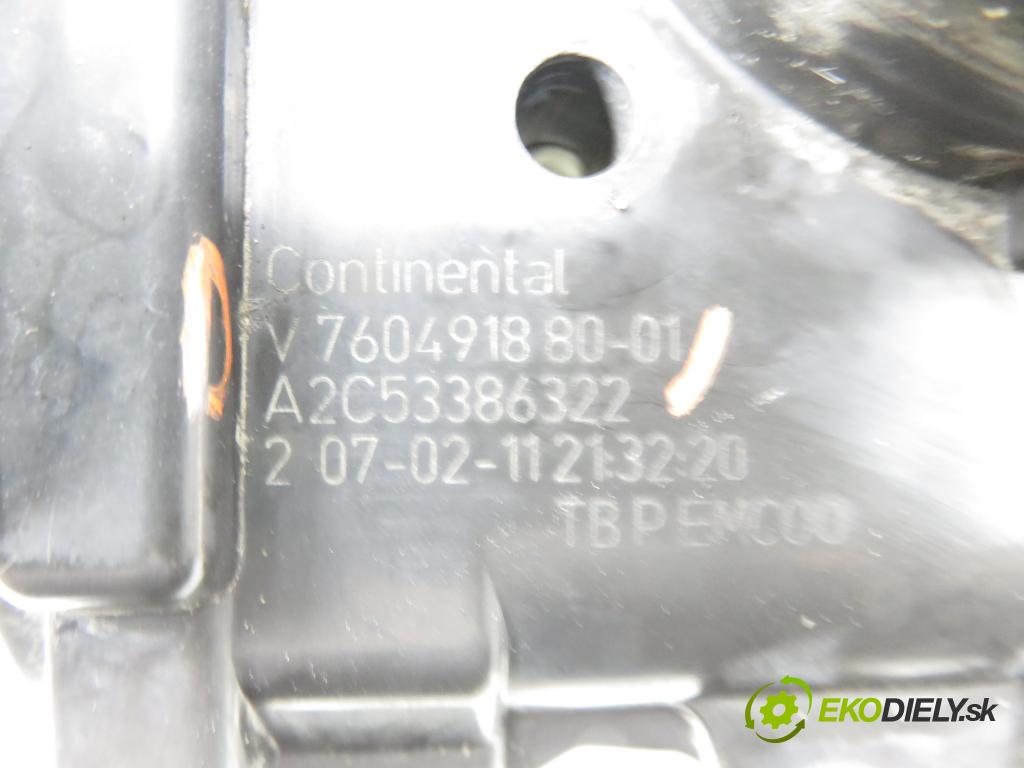 PEUGEOT 308 (4A_, 4C_) HB 2008 110,00 1.6 THP 150 - 5FX (EP6DT) 1598,00 škrtíci klapka V760491880 ; A2C53386322 (Škrticí klapka)
