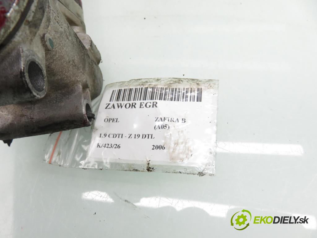 OPEL ZAFIRA B (A05) MINIVAN 2006 74,00 1.9 CDTI 8V 101 - Z 19 DTL 1910,00 VENTIL EGR 722946330