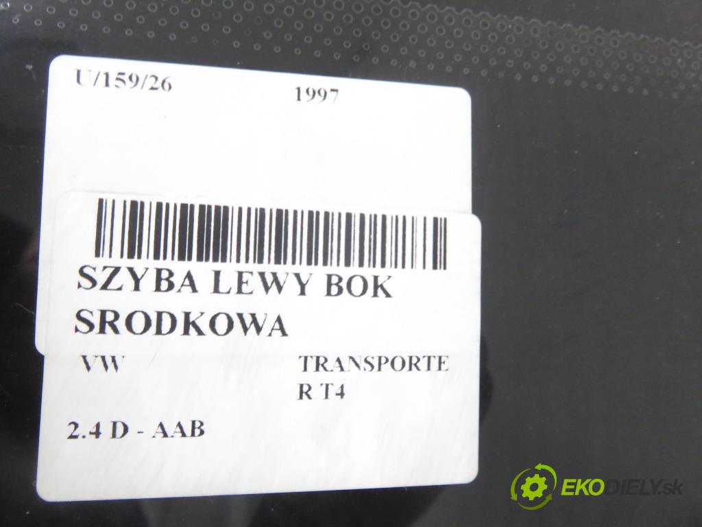 VW TRANSPORTER IV Autobus (70XB, 70XC, 7DB, 7DW, 7DK) BUS 1997 57,00 2.4 D 78 2370,00 Okno ľavy bočné MEDIAN: