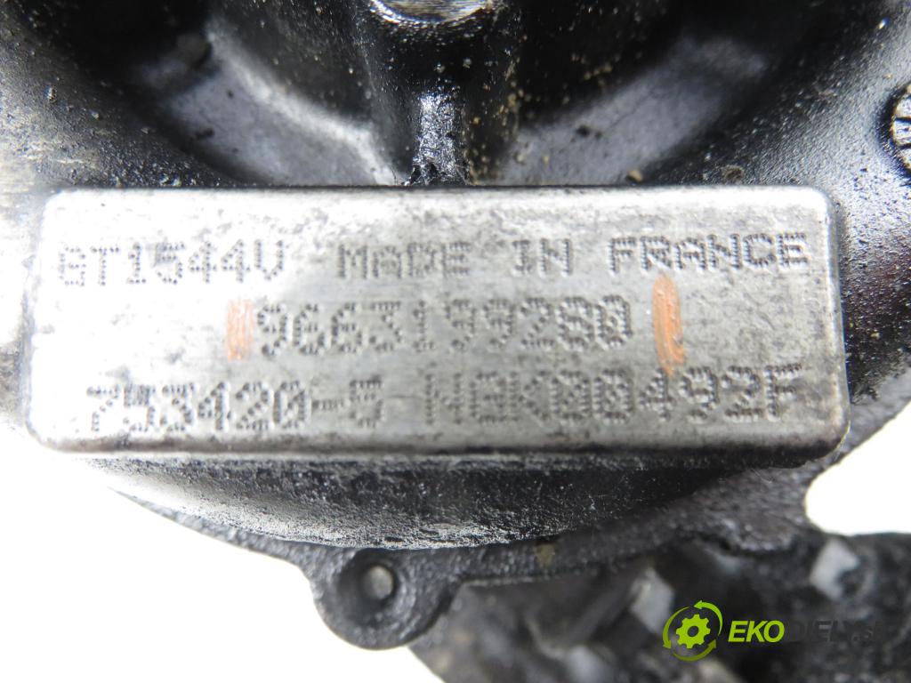 CITROEN C4 Picasso I (UD_) MINIVAN 2010 80,00 1.6 HDi 16V 109 - 9HZ 1560,00 RYCHLONABÍJEČKA: 9663199280 (Kompletní turbodmychadlo)