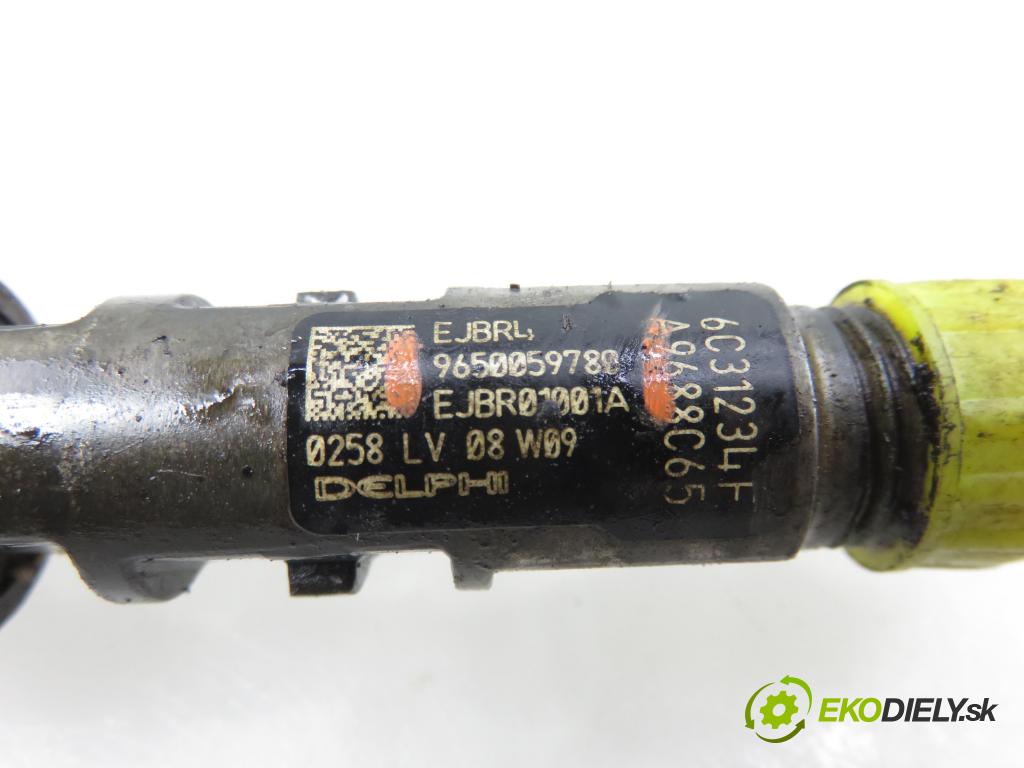 CITROEN C3 I (FC_) HB 2003 66,00 1.4 16V HDi - 8HY (DV4TED4) 1398,00 vstrekovač 9650059780 ; EJBR01001A (Vstrekovač paliva)