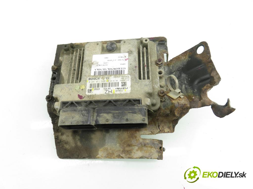 OPEL ASTRA H (A04) HB 2005 74,00 1.7 CDTI 100 - Z 17 DTH 1686,00 Riadiaca jednotka Motor 55556829ZH ; 8973785711 ; 0281011943