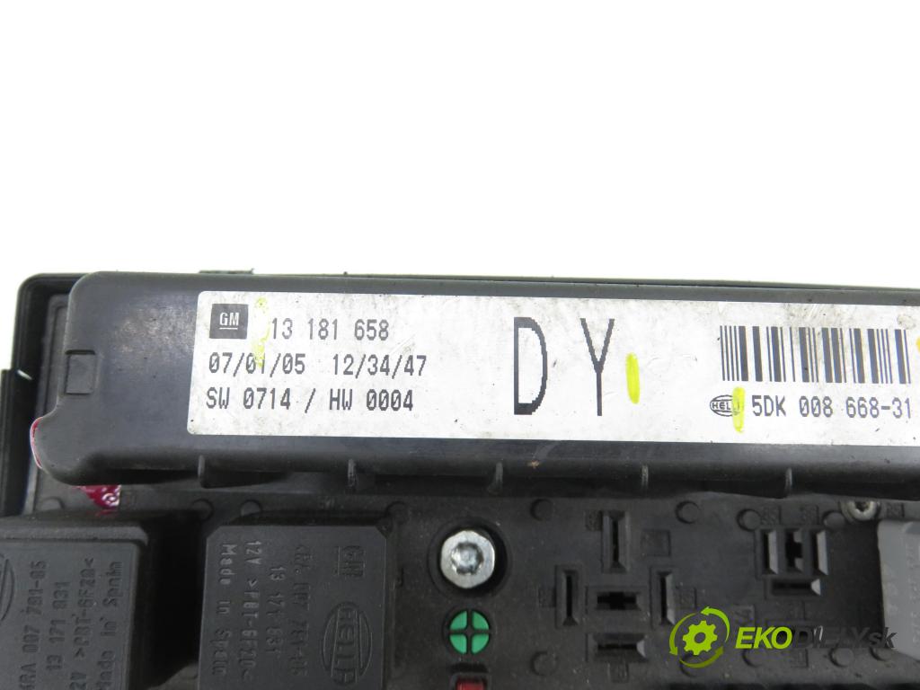 OPEL ASTRA H (A04) HB 2005 74,00 1.7 CDTI 100 - Z 17 DTH 1686,00 MODUL BSM 13181658DY ; 5DK00866831