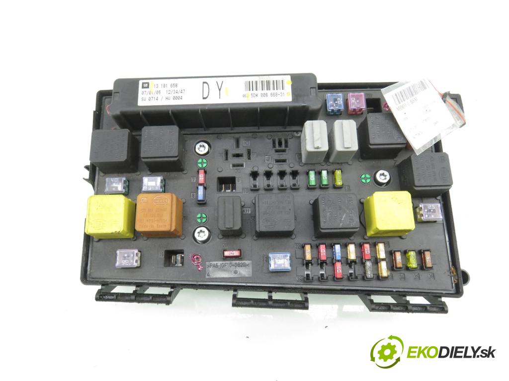 OPEL ASTRA H (A04) HB 2005 74,00 1.7 CDTI 100 - Z 17 DTH 1686,00 MODUL BSM 13181658DY ; 5DK00866831