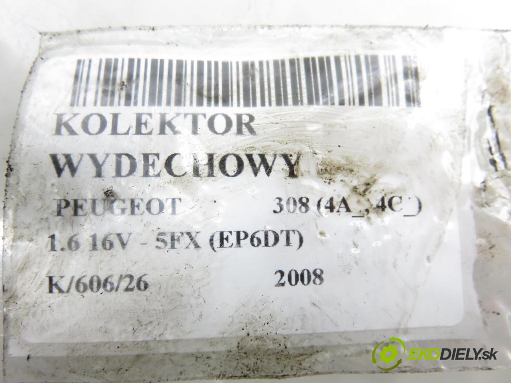 PEUGEOT 308 (4A_, 4C_) HB 2008 110,00 1.6 THP 150 - 5FX (EP6DT) 1598,00 potrubí VYČERPAT: 755649480 (Výfukové potrubí)