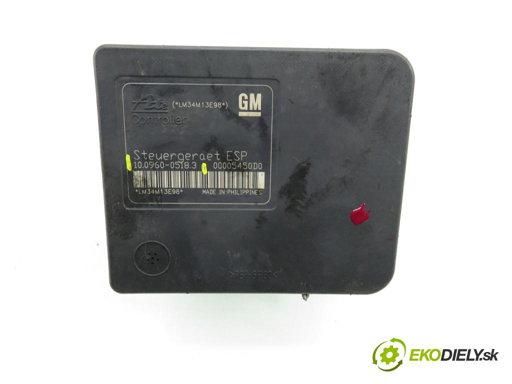 OPEL ASTRA H (A04) HB 2005 74,00 1.7 CDTI 100 - Z 17 DTH 1686,00 Pumpa ABS 13157578HB ; 10096005183 ; 10020601284 (Pumpa ABS)