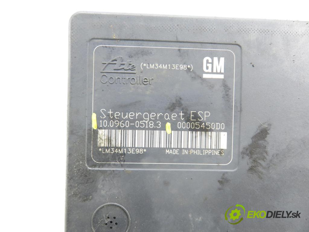 OPEL ASTRA H (A04) HB 2005 74,00 1.7 CDTI 100 - Z 17 DTH 1686,00 Pumpa ABS 13157578HB ; 10096005183 ; 10020601284 (Pumpa ABS)