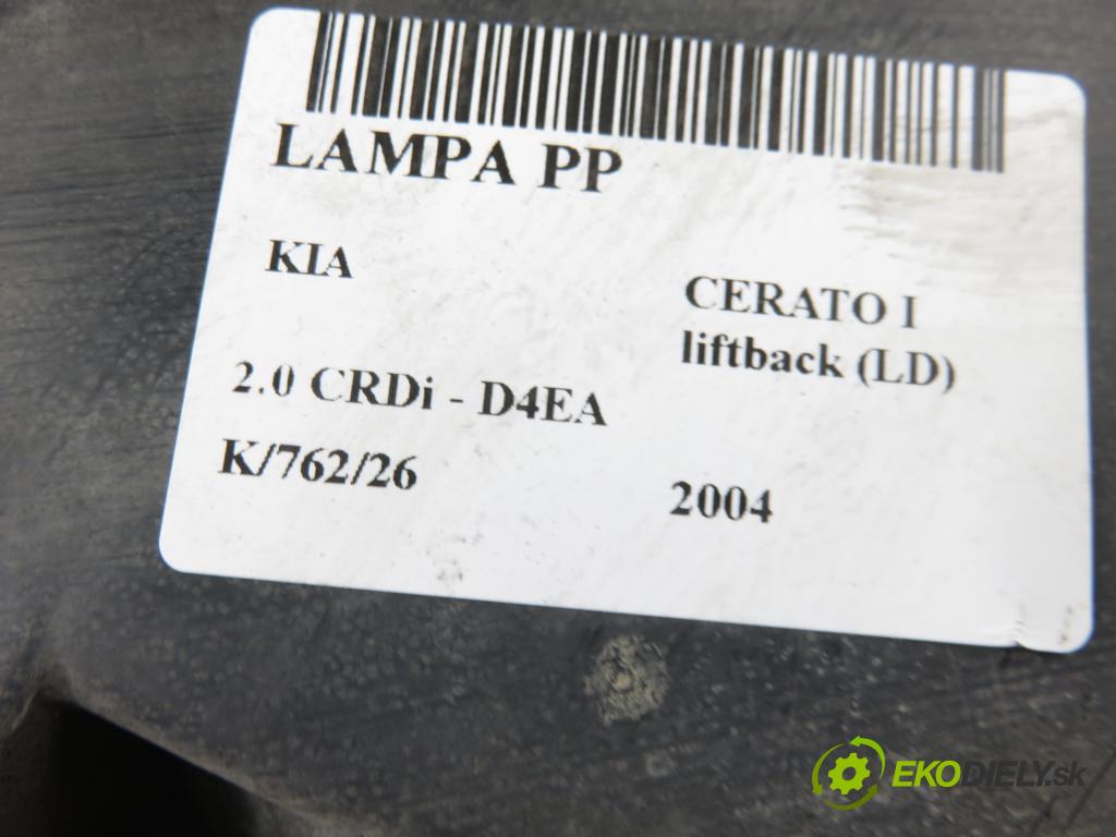 KIA CERATO I liftback (LD) HB 2004 83,00 2.0 CRDi - D4EA 1991,00 světlo PP 921012F0R