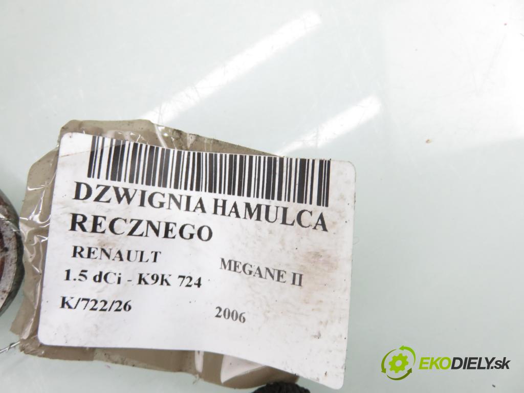 RENAULT MEGANE II (BM0/1_, CM0/1_) HB 2006 63,00 1.5 dCi 86 - K9K 724 1461,00 PÁKA: brzdy MANUÁL 8200540724A
