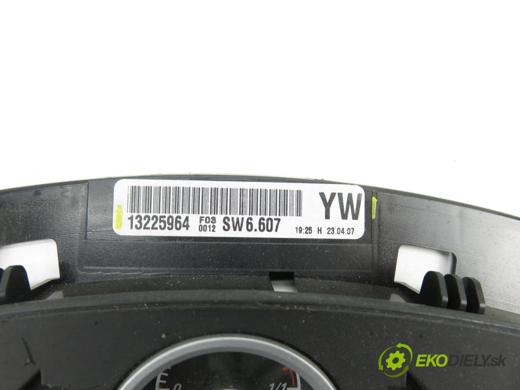 OPEL ZAFIRA B (A05) MINIVAN 2006 110,00 1.9 CDTI 150 - Z 19 DTH 1910,00 Prístrojovka elektrický 13225964YW