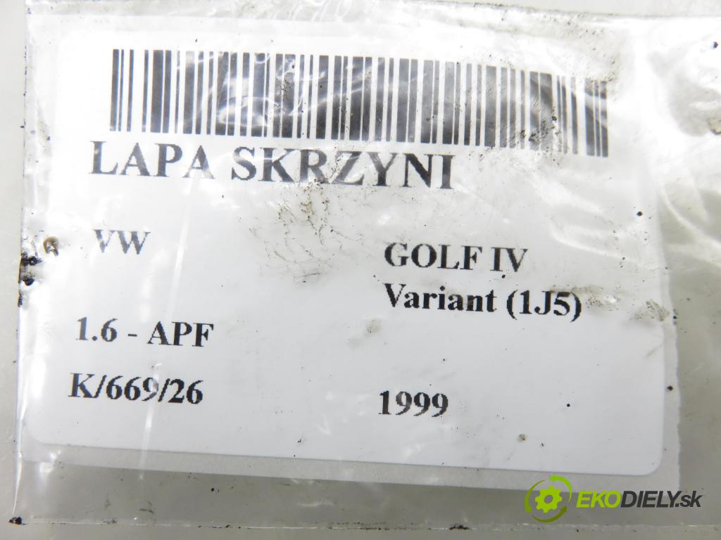 VW GOLF IV Variant (1J5) KOMBI 1999 74,00 1.6 - APF 1595,00 Uchytenie prevodovky 1J0199117Q