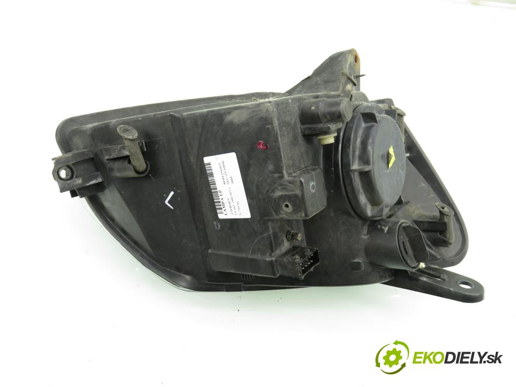 CITROEN BERLINGO / BERLINGO FIRST nadwozie wielkoprzestrzenne (MPV) KOMBIVAN 2005 80,00 1.6 16V (MFNFU) - NFU (TU5JP4) 1587,00 Svetlo LP 9644150980