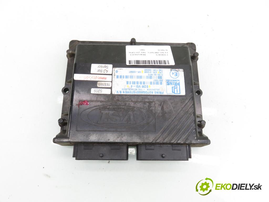 CITROEN BERLINGO / BERLINGO FIRST nadwozie wielkoprzestrzenne (MPV) KOMBIVAN 2005 80,00 1.6 16V (MFNFU) - NFU (TU5JP4) 1587,00 Riadiaca jednotka LPG 67R010098