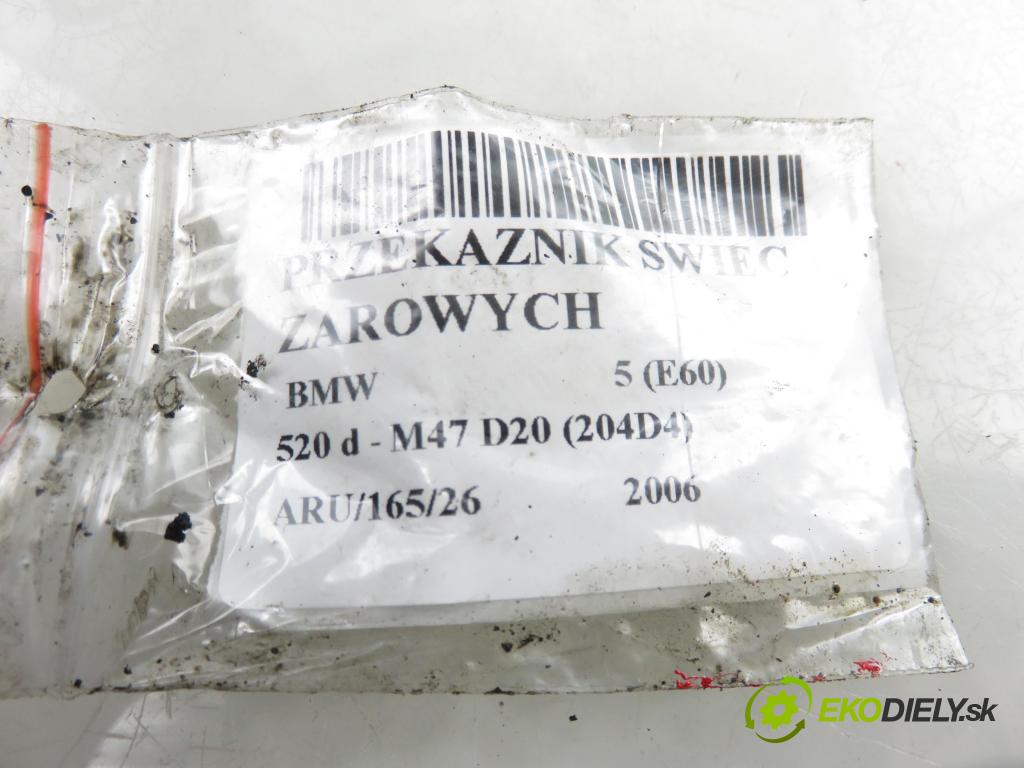 BMW 5 (E60) SEDAN 2006 120,00 520 d - M47 D20 (204D4) 1995,00 RELÉ: SWIEC: E2110022358 ; 0522120701
