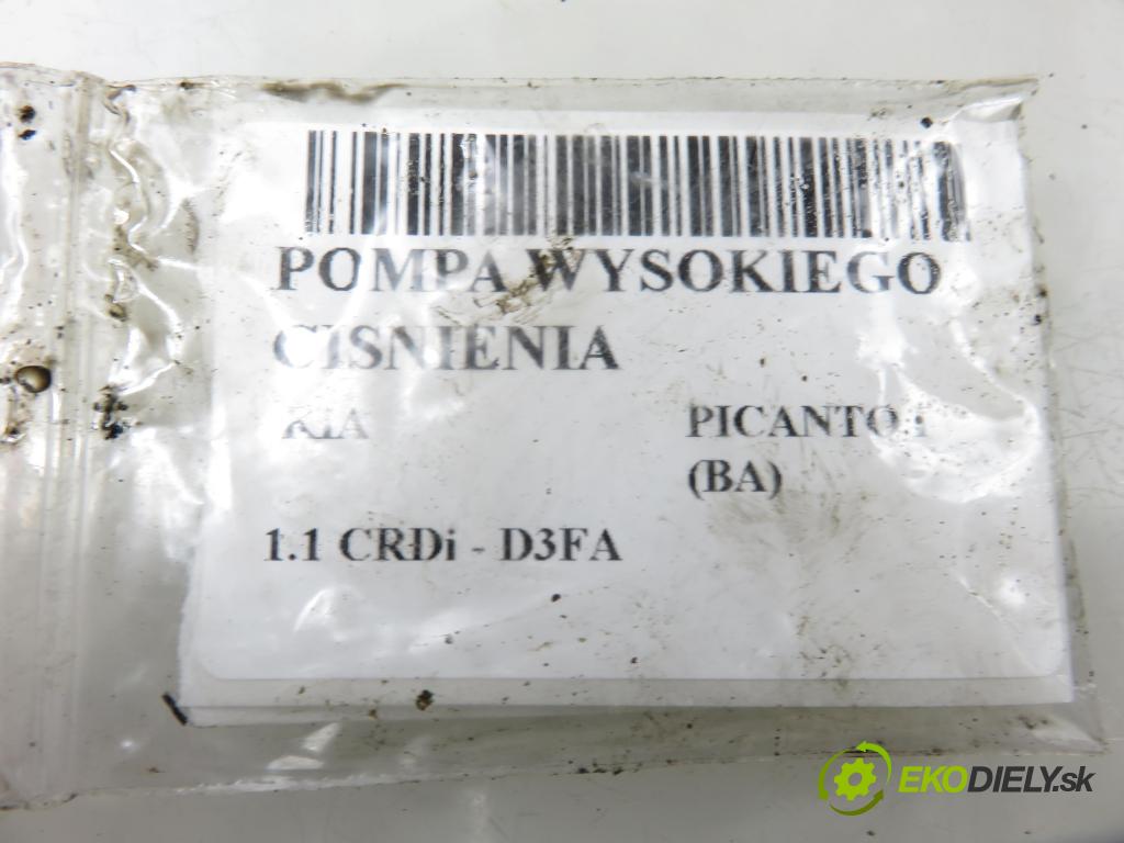 KIA PICANTO (BA) HB 2006 55,00 1.1 CRDi - D3FA 1120,00 Pumpa vysokého tlaku 0445010124 ; 331002A410