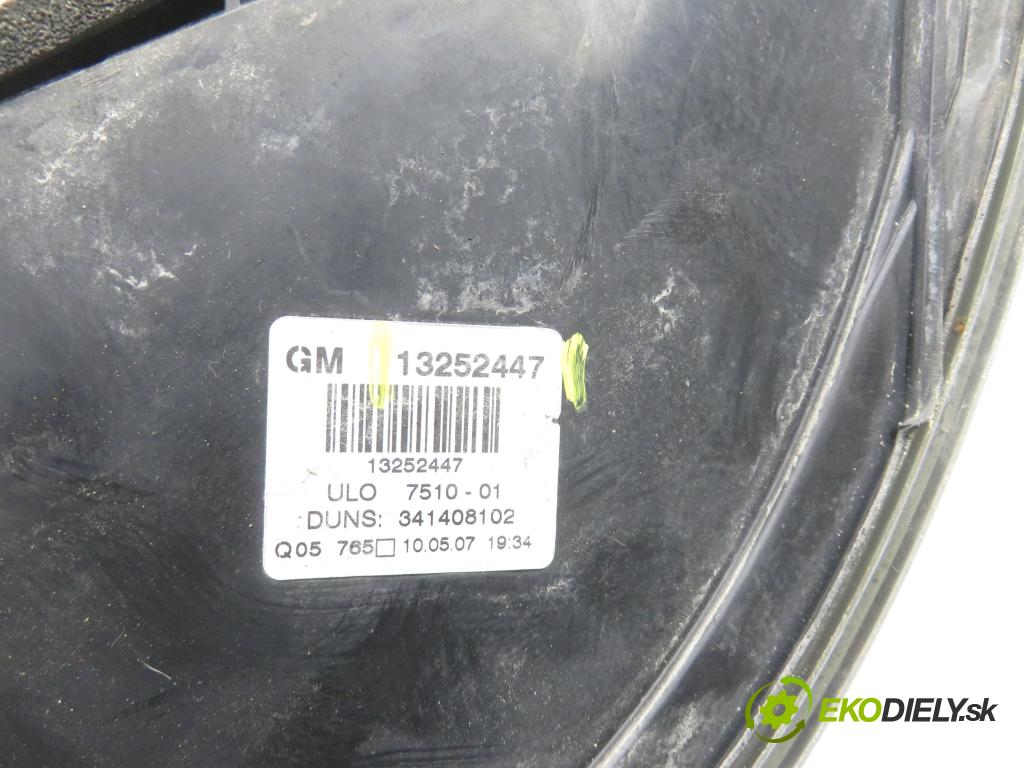 OPEL ZAFIRA B (A05) MINIVAN 2006 110,00 1.9 CDTI 150 - Z 19 DTH 1910,00 světlo levé zadní 13252447