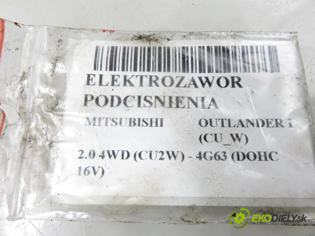 MITSUBISHI OUTLANDER I (CU_W) SUV 2002 100,00 2.0 4WD (CU2W) - 4G63 (DOHC 16V) 1997,00 ELEKTROVENTIL: VAKUUM: K5T48397
