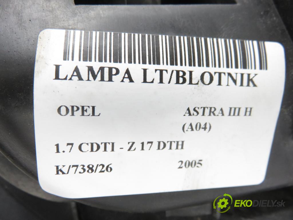 OPEL ASTRA H (A04) HB 2005 74,00 1.7 CDTI 100 - Z 17 DTH 1686,00 světlo levé zadní 24451835