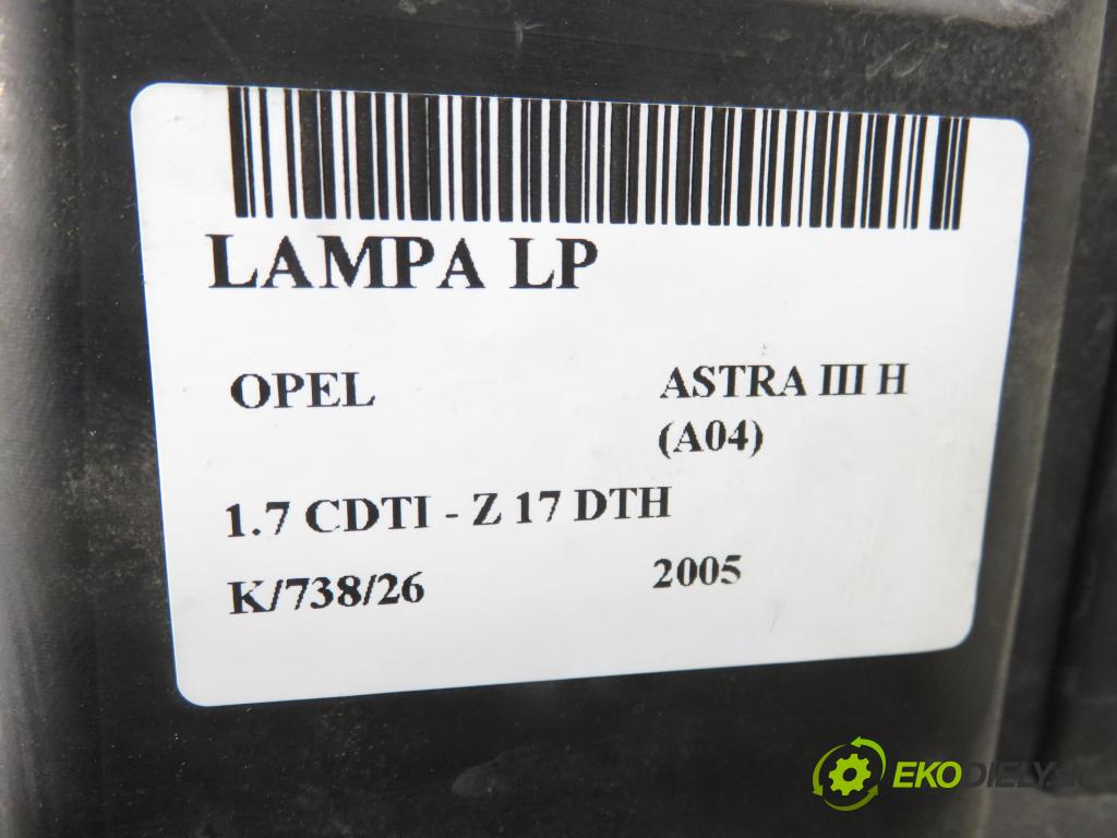 OPEL ASTRA H (A04) HB 2005 74,00 1.7 CDTI 100 - Z 17 DTH 1686,00 světlo LP 24451032