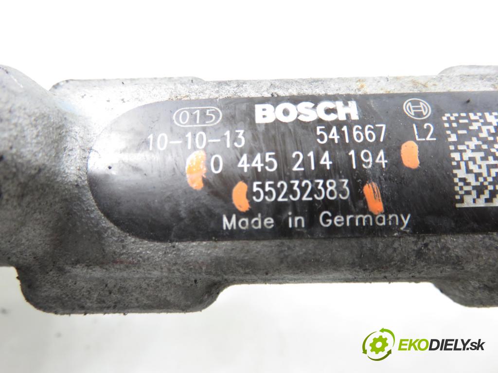 OPEL CORSA D (S07) HB 2010 55,00 1.3 CDTI - Z 13 DTJ 1248,00 Lišta vstrekovacia 0445214194 ; 55232383 ; 0281002507 (Vstrekovacia lišta)