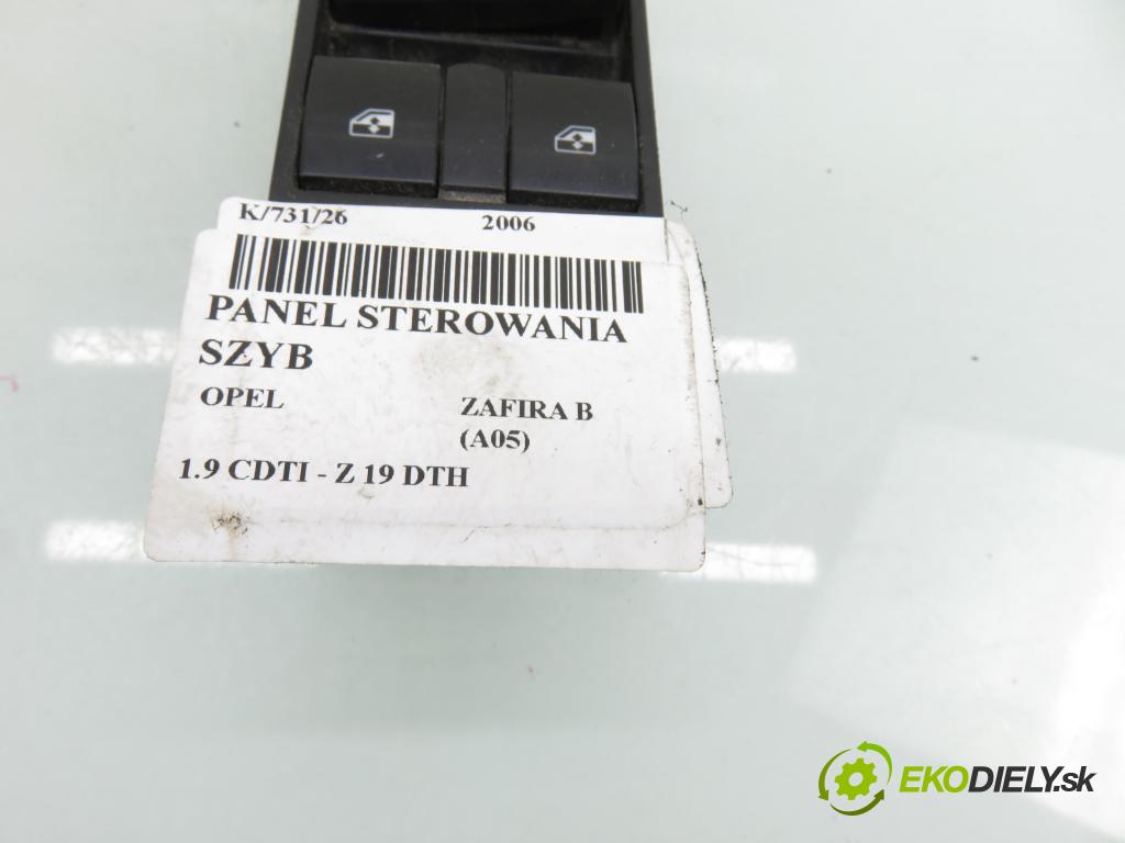 OPEL ZAFIRA B (A05) MINIVAN 2006 110,00 1.9 CDTI 150 - Z 19 DTH 1910,00 Panel ovládania okien 13228706CD