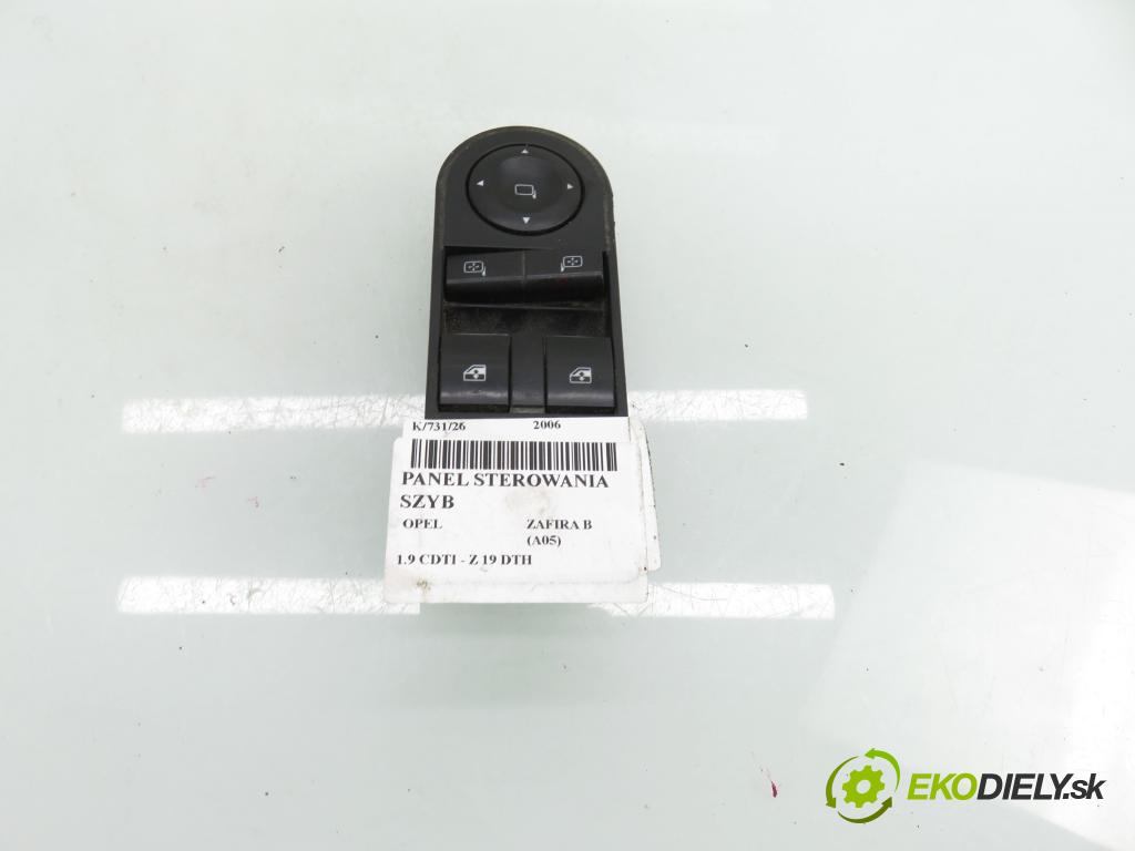 OPEL ZAFIRA B (A05) MINIVAN 2006 110,00 1.9 CDTI 150 - Z 19 DTH 1910,00 Panel ovládania okien 13228706CD