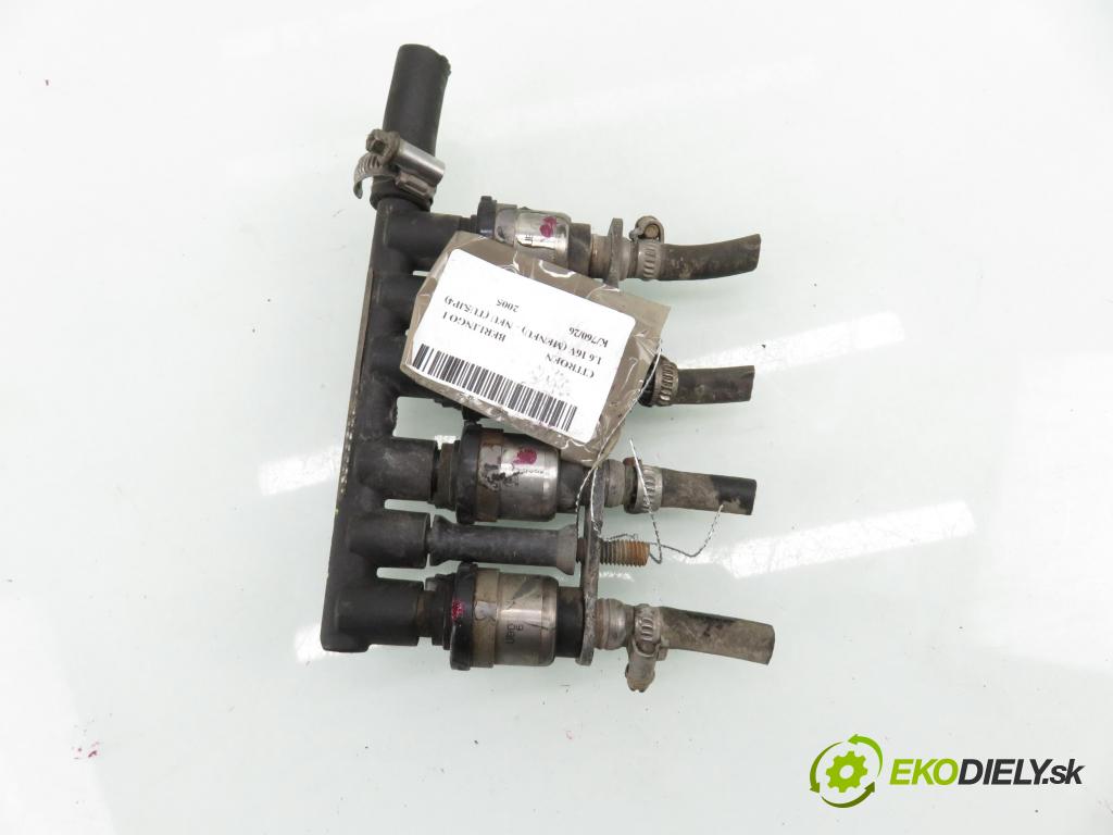 CITROEN BERLINGO / BERLINGO FIRST nadwozie wielkoprzestrzenne (MPV) KOMBIVAN 2005 80,00 1.6 16V (MFNFU) - NFU (TU5JP4) 1587,00 Lišta vstrekovacia LPG 67R010092 ; 67R010093
